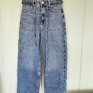 Forever 21 🌞090 Women's Blue Denim Sz 24 Preowned Good Condition